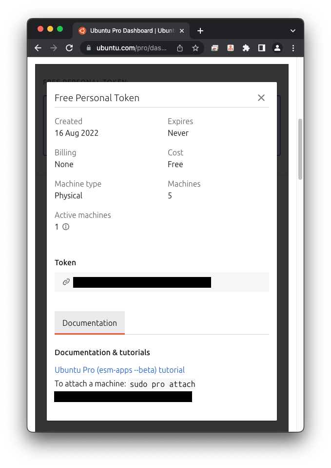 free personal token