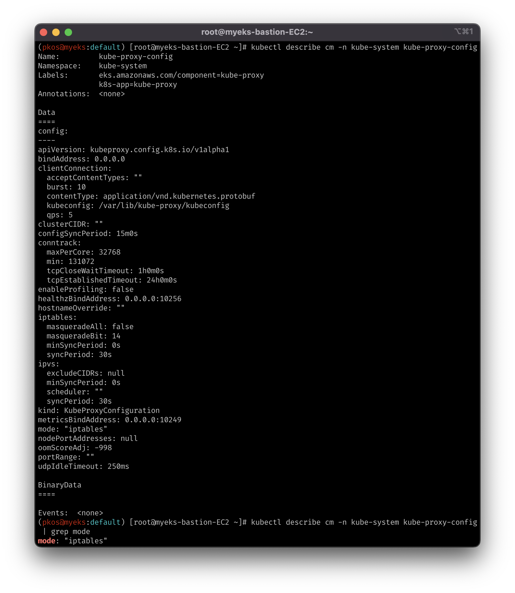 kube-proxy-config
