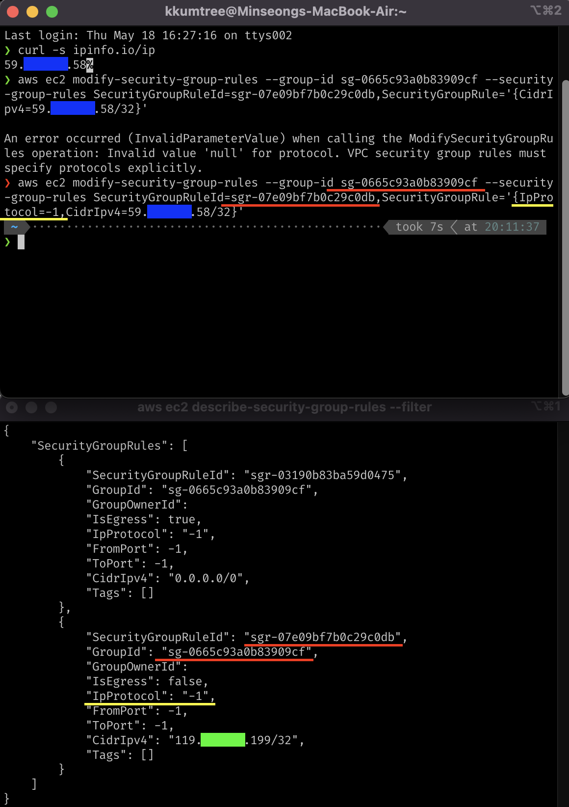 aws-cli example