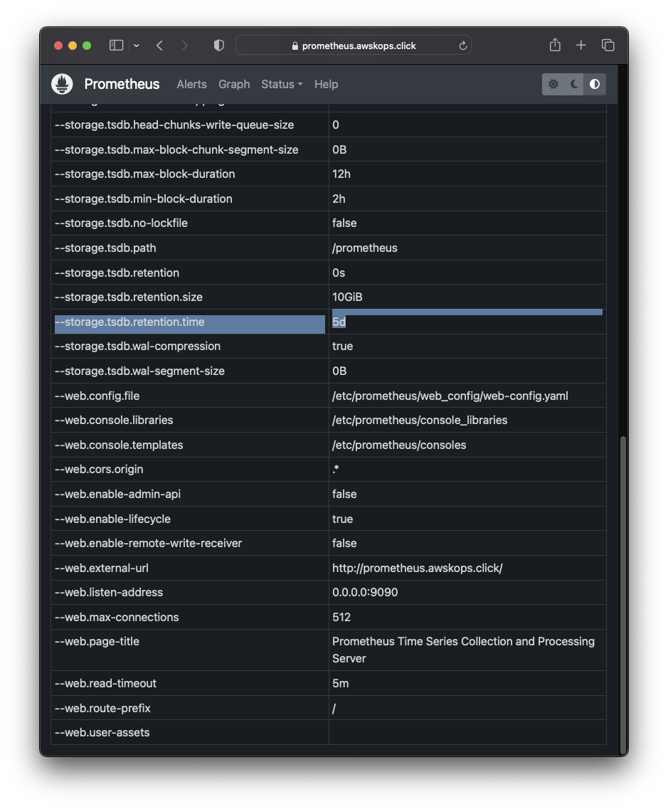 prometheus-storage-retention-flags