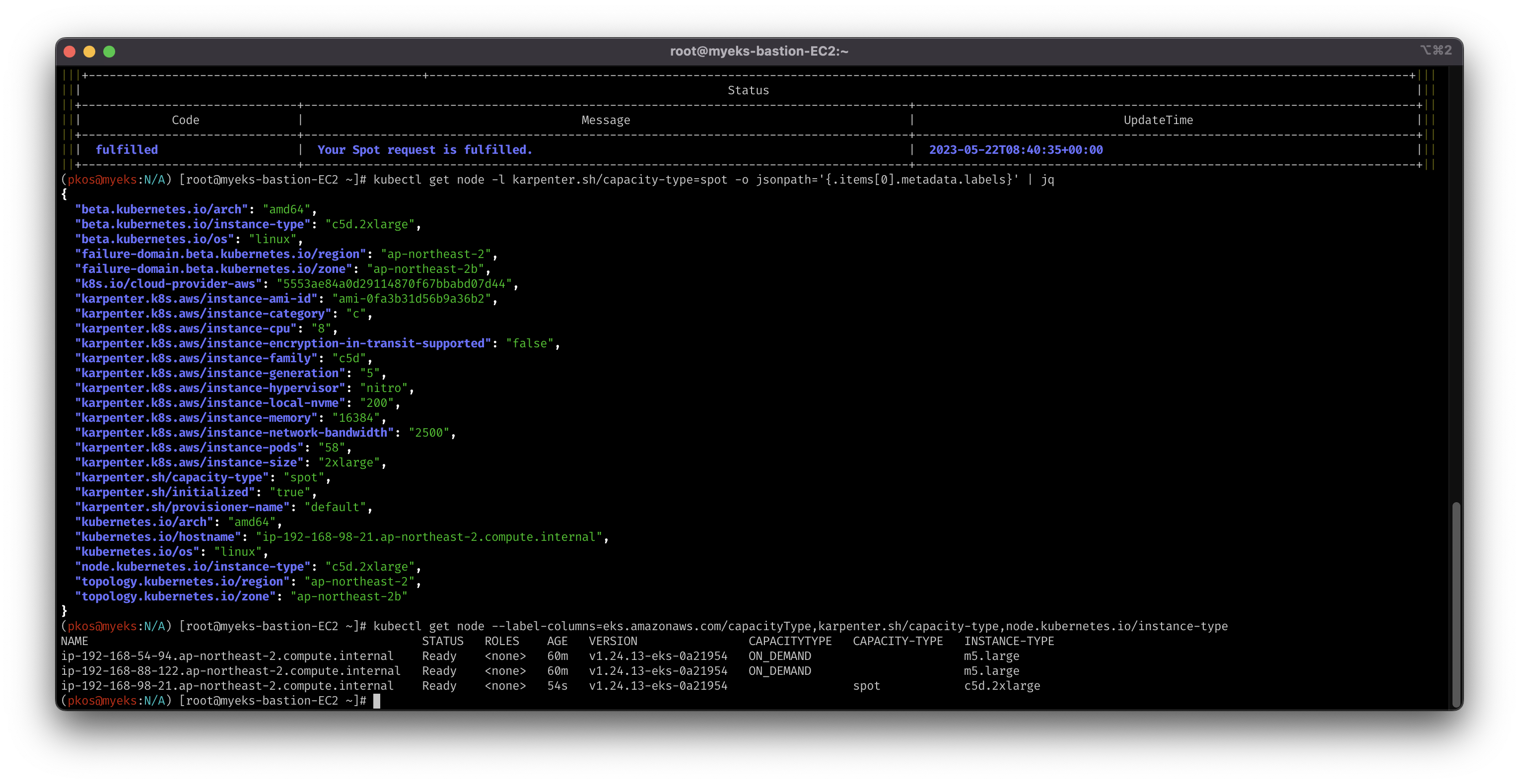 check-spot-instance-creation-for-karpenter-test