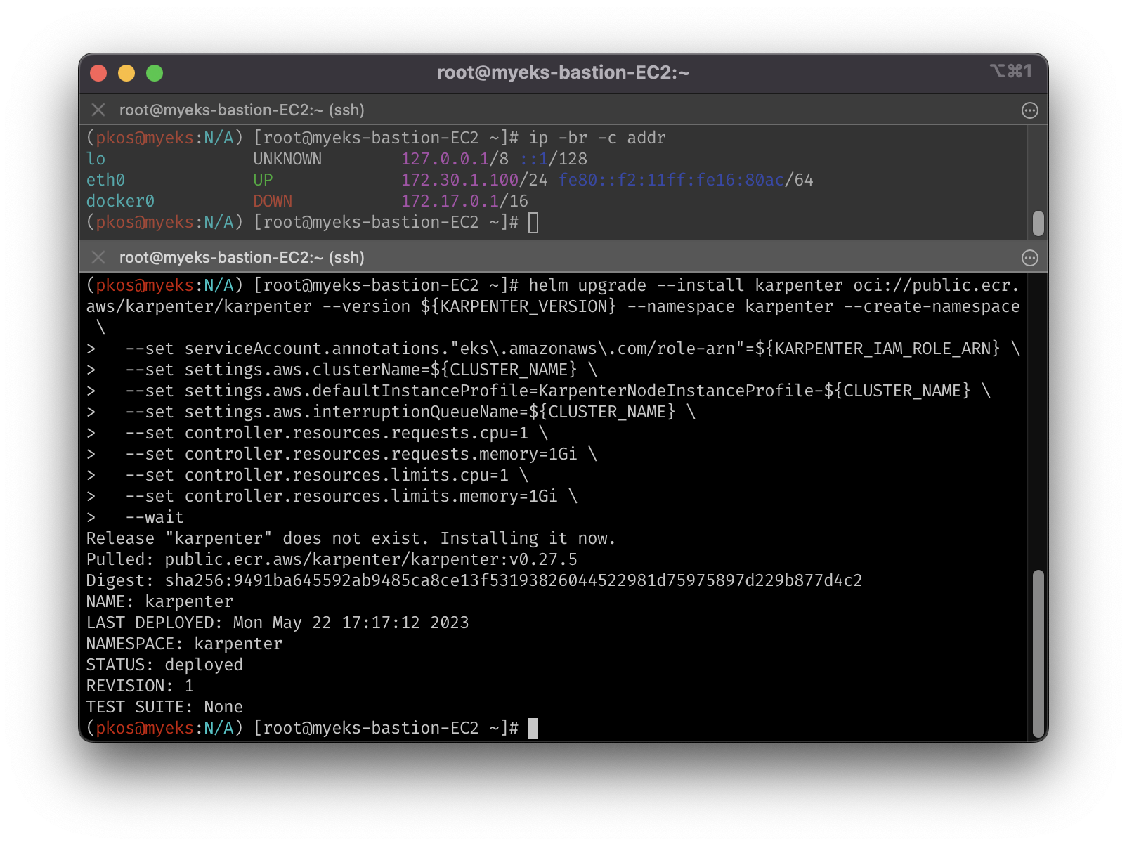 karpenter-installation-with-variables