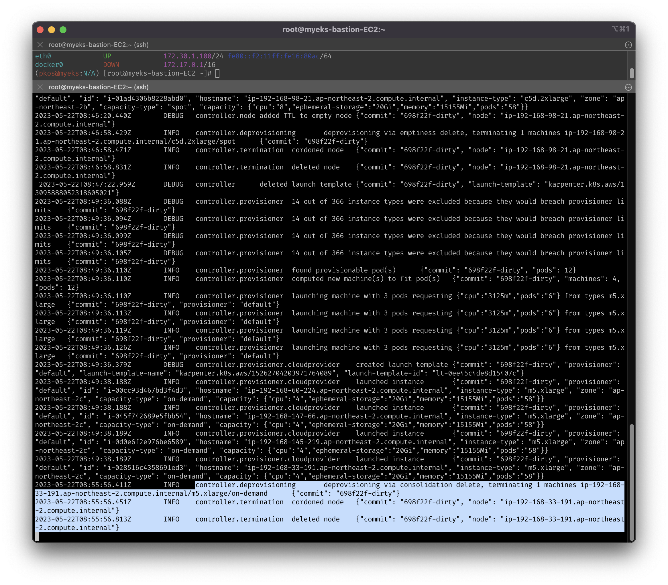 karpenter-monitoring-changing-deprovisioning-in-logs