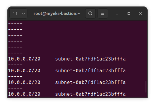 creating subnet