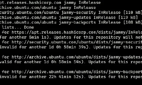 Release file for URL is not valid yet 해결 방법