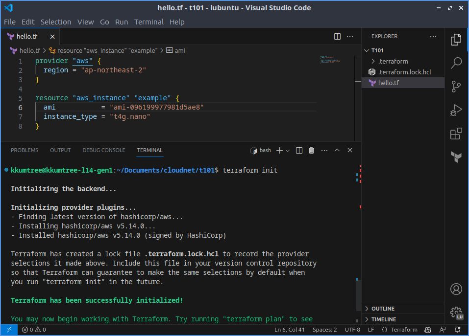 terraform init