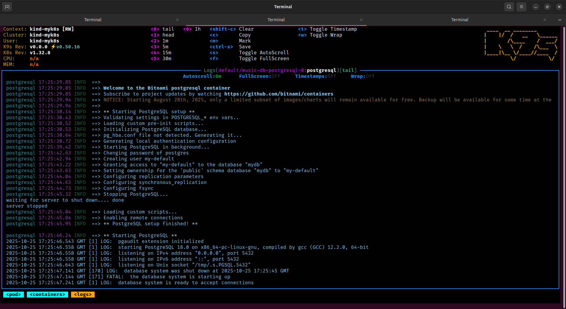 log in postgresql