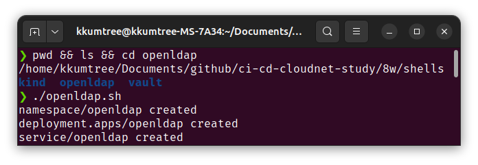 deploy openldap with shell